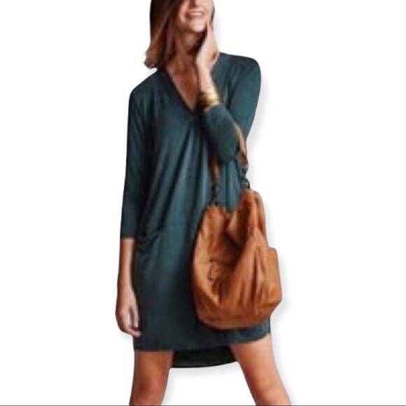 Anthropologie Dolan Left Coastā Collection Tegan Shift Dress Tunic Toute Sz PXS - Picture 2 of 10